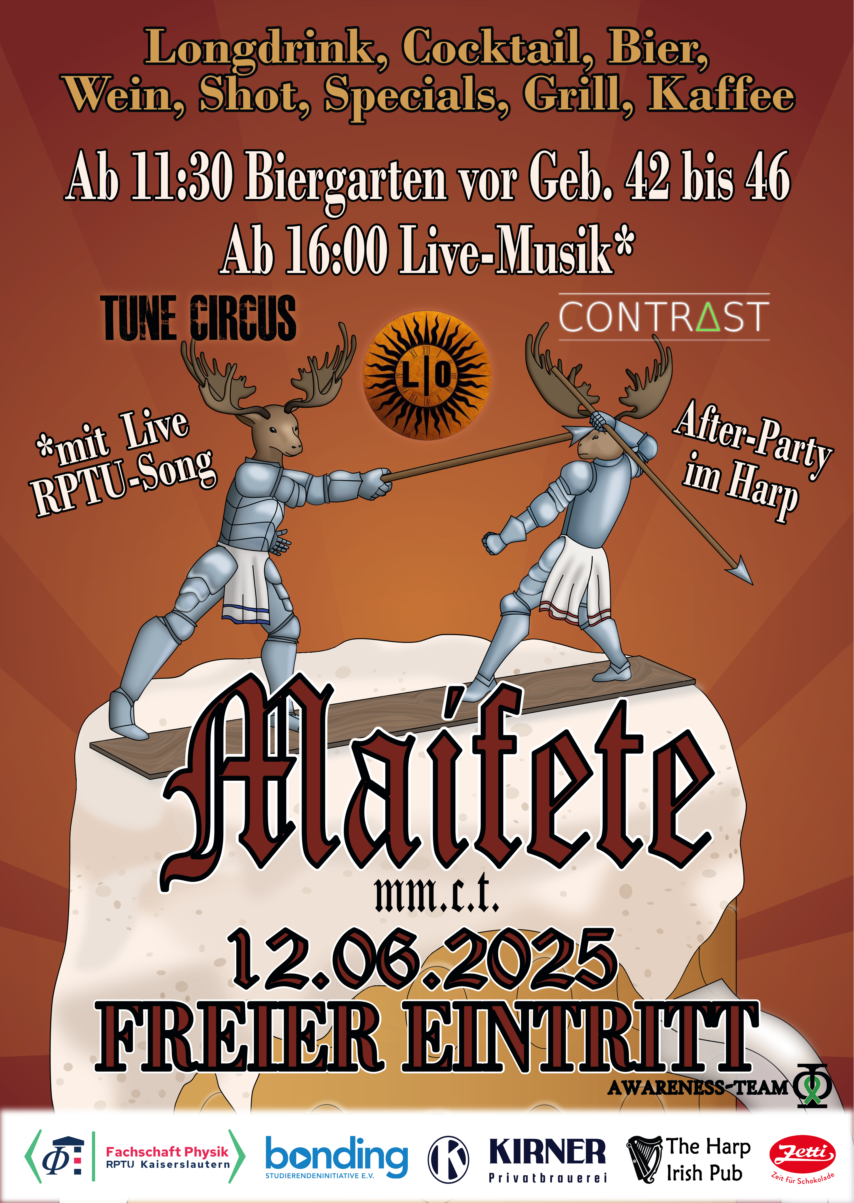 Plakat der Maifete 2025 ab 11:30 Uhr