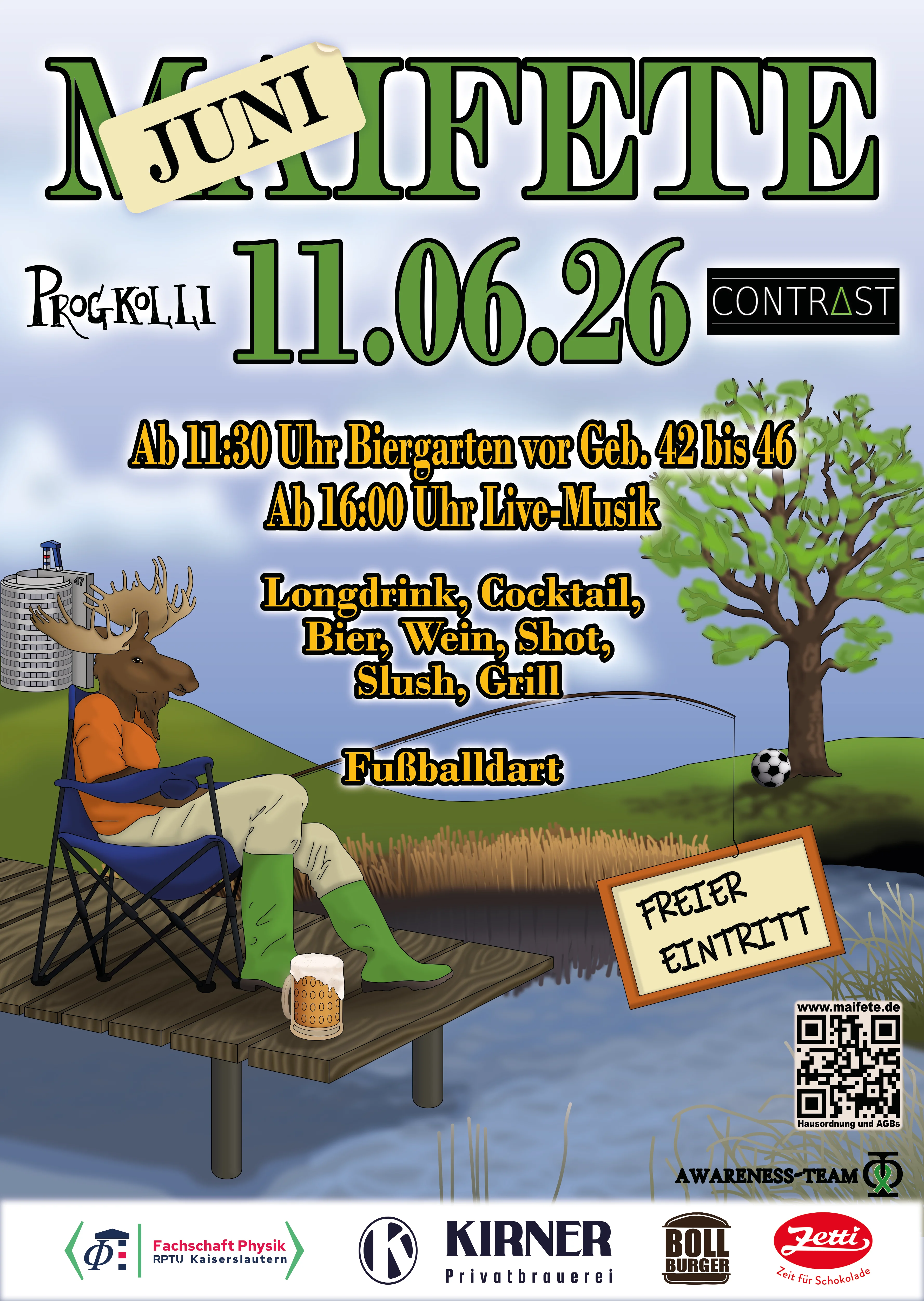 Werbeplakat der Maifete